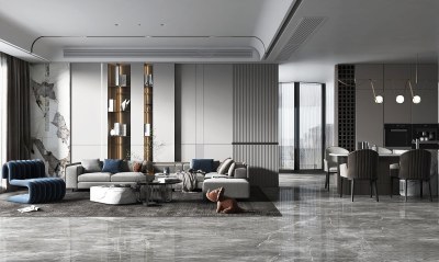 现代客餐厅3D模型下载